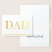 VATER vereitelte Vatertagskarte Folienkarte (Anzeige)