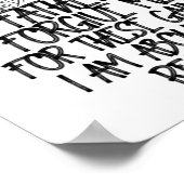 Vater vergib mir für diese Gaben Jesus Workout Poster (Ecke)