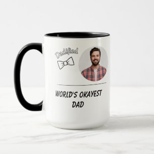 Vater-verrückte Lustige Vater-Tag Fliege mit indiv Tasse