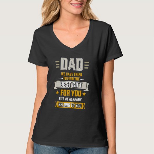 Vater versuchte, den besten Nachfolger von Daug zu T-Shirt (Vorderseite)