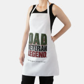 Vater Veteran Legende Schürze – BBQ Held Geschenk (InSitu)
