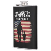 Vater Veterans Day Papa Stolz Flachmann (Links)