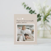 Vater Vielen Dank, dass Sie die Postkarte für das  (Stehend Vorderseite)