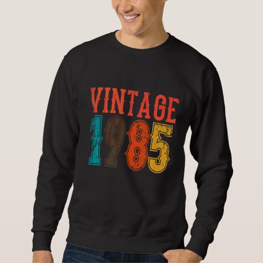 Vater Vintag 1985 Sweatshirt (Vorderseite)
