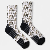 Vater Vintag & Retro: Vaterschaft als Visuelle Emo Socken (Rechts)