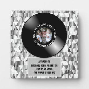 Väter Vinyl-Schallplatten-Foto-Diamant-Erfolg Fotoplatte