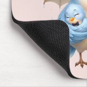 Vater-Vogel-Familie-Mauspad Mousepad (Ecke)