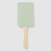 Vater Vogel Hand Fächer Sommer Geschenk (Rückseite)