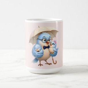 Vater-Vogel-Kaffeetasse Kaffeetasse