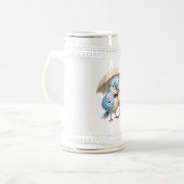 Vater-Vogel-Kaffeetasse Vater-Geschenk Bierglas (Vorderseite Links)