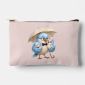 Vater-Vogel-Kosmetikbeutel Zubehörtasche (Vorderseite)