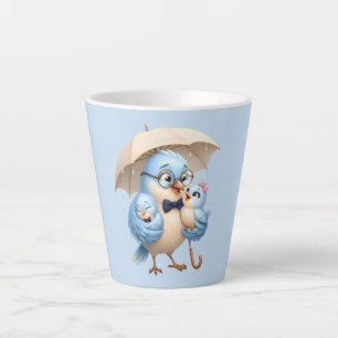 Vater-Vogel-Latte-Tasse-Cozy-Morning-Drinkware Milchtasse