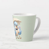 Vater-Vogel-Latte-Tasse Milchtasse (Rechte Ecke)