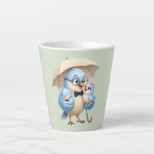 Vater-Vogel-Latte-Tasse Milchtasse