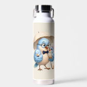 Vater-Vogel-Sportflasche Dad-Geschenk Trinkflasche (Vorne)
