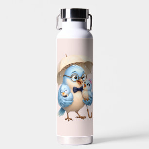 Vater-Vogel-Sportwasserflasche Trinkflasche