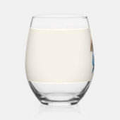 Vater-Vogel-Stielloses Glas Dad-Geschenk (Rechts)