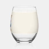 Vater-Vogel-Stielloses Glas Dad-Geschenk (Links)