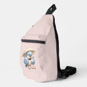 Vater-Vogeltasche Crossbody Bag (Rechte Ecke)