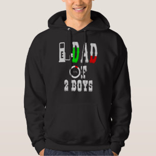 Vater von 2 Jungen Vater oder Großvater von 2 Kind Hoodie