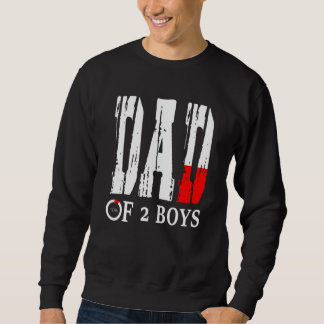 Vater von 2 Jungen Vater oder Großvater von 2 Kind Sweatshirt