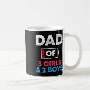 Vater von 3 Mädchen und 2 Jungen zitternd Papa, Va Kaffeetasse