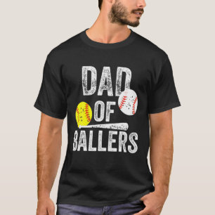 Vater von Ballern zu einem lustigen Baseball-Softb T-Shirt