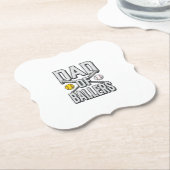 Vater von Ballers Softball und Baseball Vintage-Sh Untersetzer (angewinkelt)