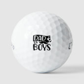 Vater von Boys Mustache Golfball (Vorderseite)