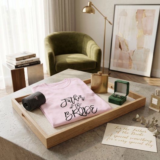 Vater von Braut Wedding Party T - Shirt