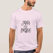 Vater von Braut Wedding Party T - Shirt (Vorderseite)