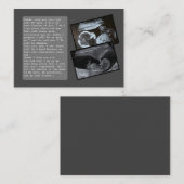 Vater von Bump bis Daddy fördern: Unglaublich witz Empfehlungskarte (Vorne/Hinten)