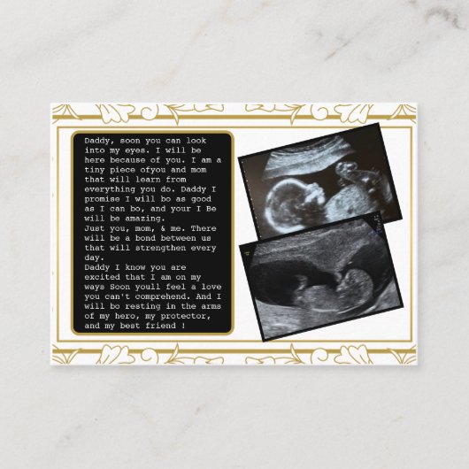 Vater von Bump bis Daddy fördern: Unglaublich witz Empfehlungskarte (Vorderseite)