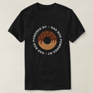 Vater von Donuts Glitzer T - Shirt