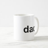 Vater von drei Kaffee-Tasse Kaffeetasse (VorderseiteRechts)