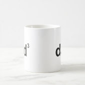 Vater von drei Kaffee-Tasse Kaffeetasse (Mittel)