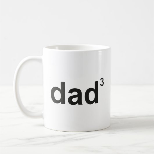 Vater von drei Kaffee-Tasse Kaffeetasse (Links)