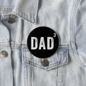 Vater von drei Kindern Button (Beispiel)
