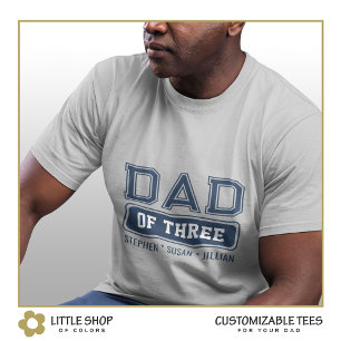 Vater von drei Variablen Stil Anpassbar T-Shirt