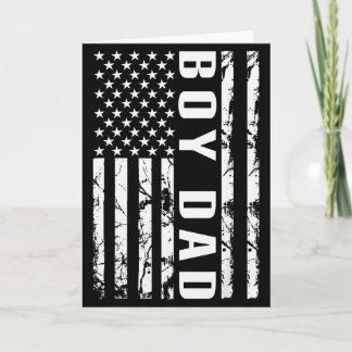 Vater von einem Jungen US-Flagge Stolzer Vater von Karte