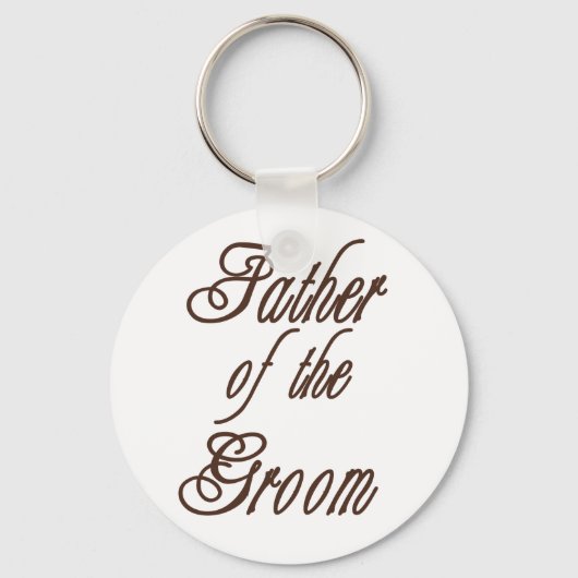Vater von Groom Classy Browns Schlüsselanhänger (Vorderseite)