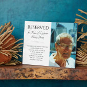 Vater von Groom Rettete ein Foto für Hochzeiten Fotoplatte (Seite)