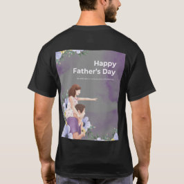 Vater: Von Kaffee und Liebe angetrieben T-Shirt