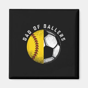 Vater von Llers Vater-Sohn-Softball-Fußballspieler Magnet