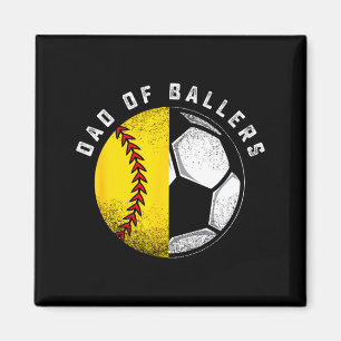 Vater von Llers Vater-Sohn-Softball-Spieler-Traine Magnet