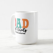 Vater von Mädchen: #Ausgerundet Kaffeetasse (Vorderseite Links)