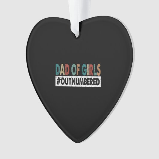 Vater von Mädchen Ornament (Vorderseite)