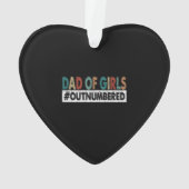 Vater von Mädchen Ornament (Rückseite)