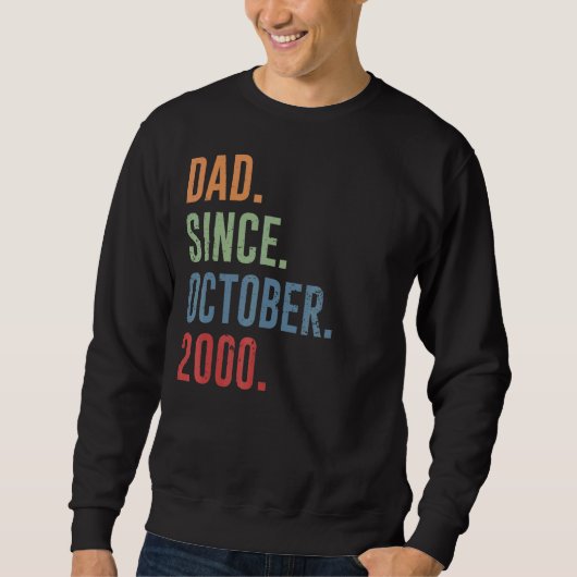 Vater von Männern seit Oktober 2000 Sweatshirt (Vorderseite)