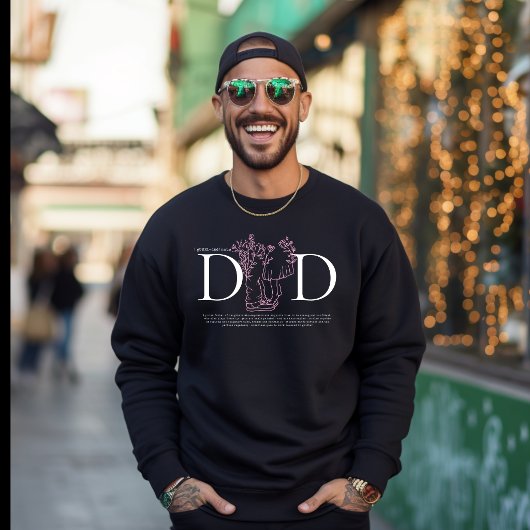 Vater Von Tochter Definition Design Sweatshirt